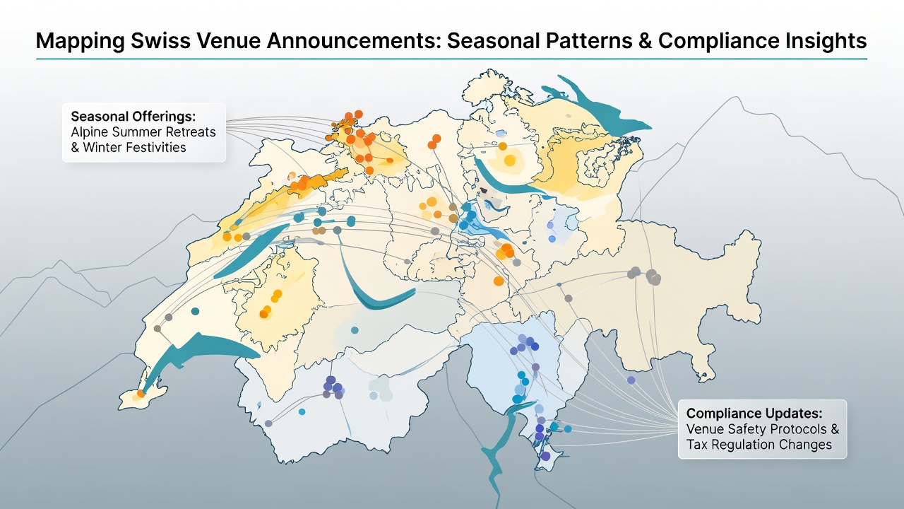 Swiss gaming venues announcements mapped for seasonal offerings and regulatory compliance patterns